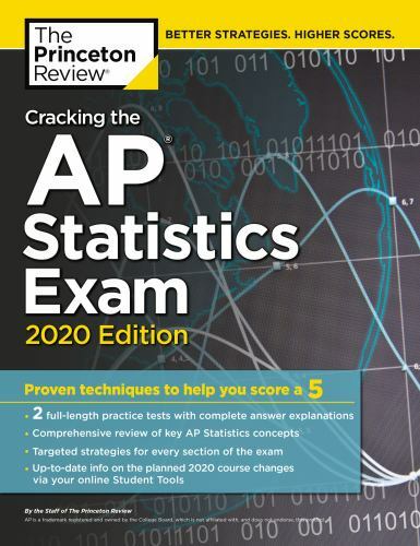 Cracking the AP Statistics Exam, 2020 Edition: Pr- Review, 0525568352, paperback