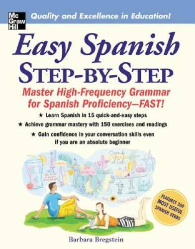 Easy Spanish Step-By-Step – Paperback By Barbara Bregstein – VERY GOOD