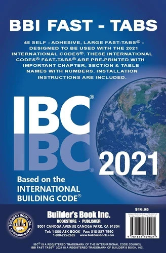 (IBC 2021 ) International Building Code Paperback IBC 2021 FREE Fast tabs